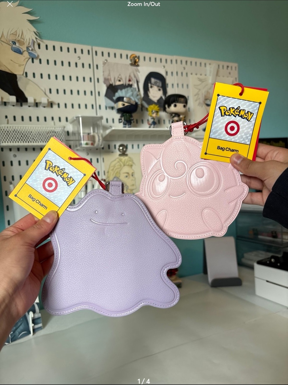 Target x Pokémon Bag Charms - Pink Jigglypuff & Lavender Ditto